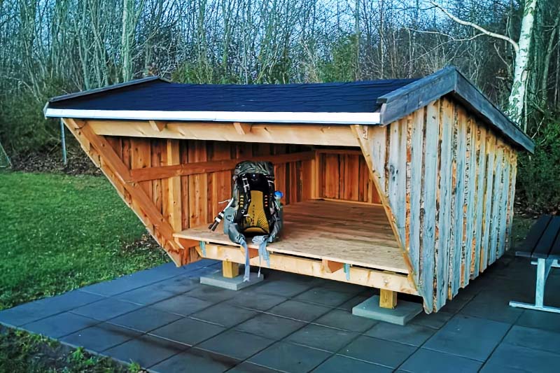 Shelter ved Rørby aktivitetscenter