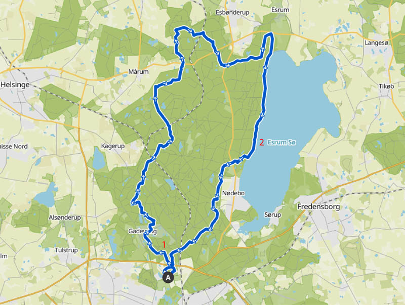 Overnatningsmulighed i Gribskov