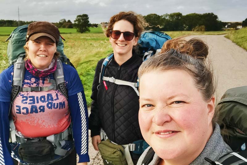 Vestsjællands Kyst (etape 4) på vej ud af Vig