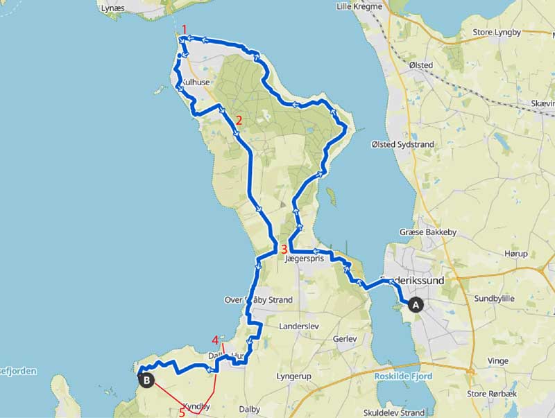 Drikkevand langs Fjordstiens etape 5 mellem Frederikssund og Kyndby Huse