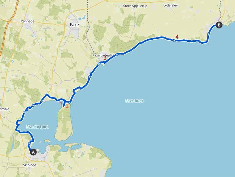 Drikkevand langs Sydsjællands Kyst mellem Præstø og Rødvig