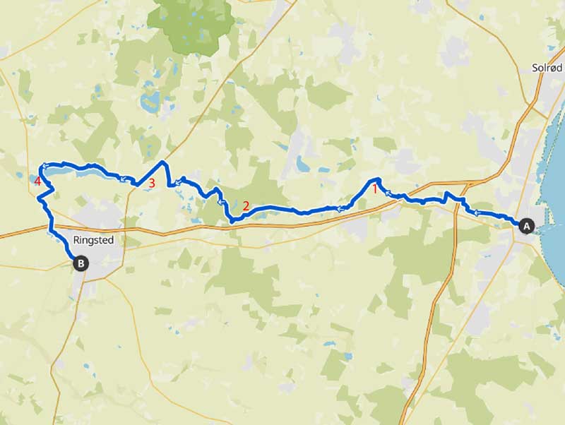 Drikkevand langs Køge Å Stien og Ringsted Oplevelsessti