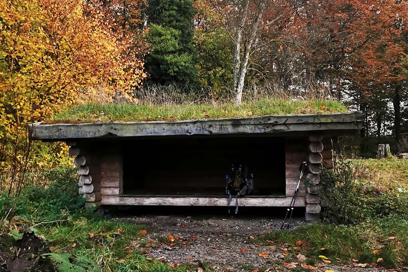 Shelterplads i Helvigstrup Skov